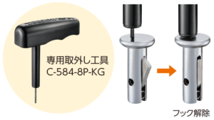 ワンタッチピンファスナーでかなえる「省力化」の秘密 C-584